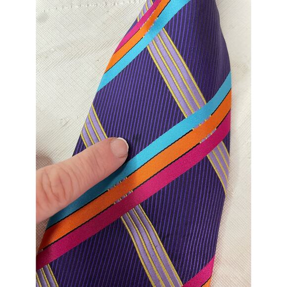 Men's Henry Pickard Purple Orange Turquoise Pink GUC - Picture 4 of 5